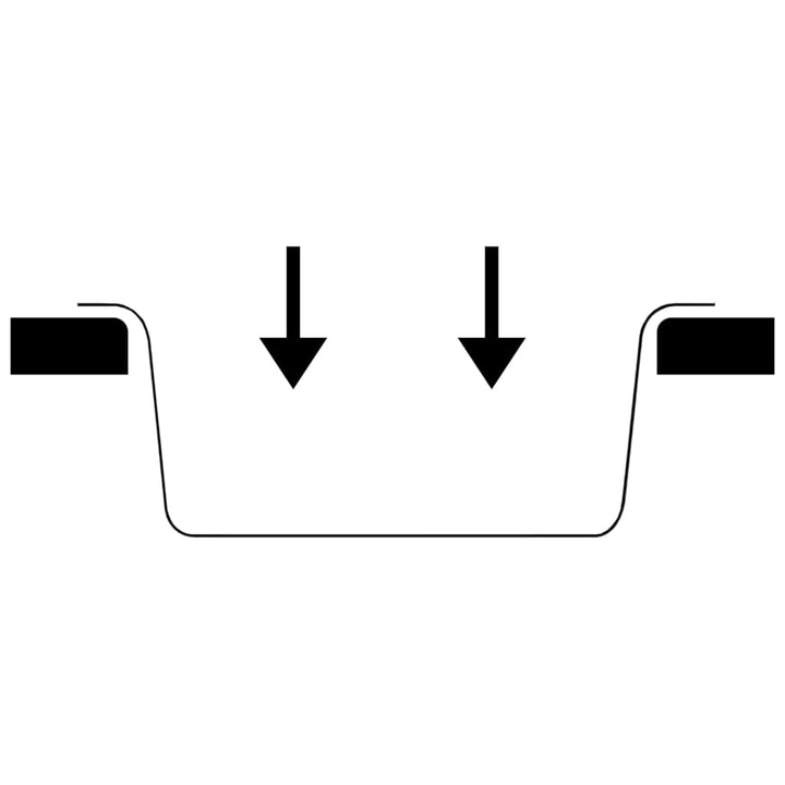 køkkenvask med overløbshul granit beige