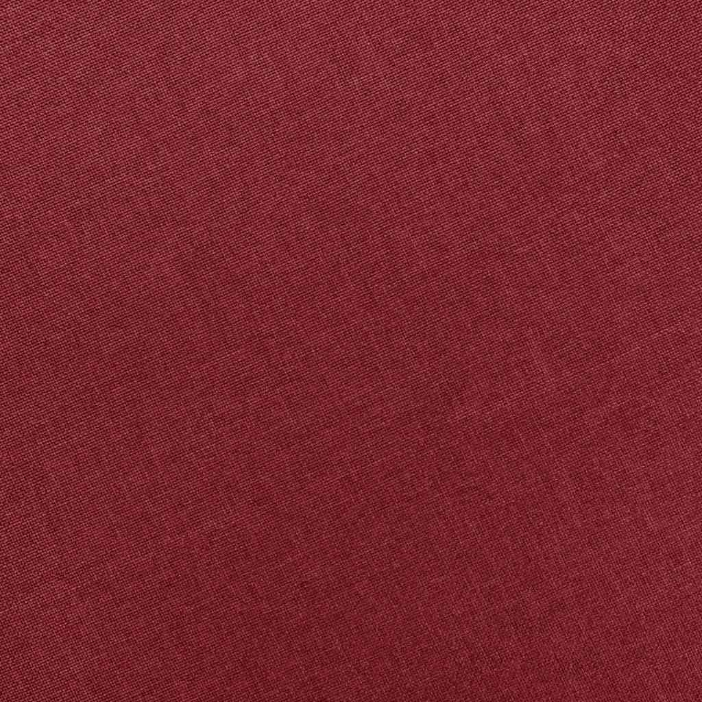 massagestol med fodskammel stof vinrød