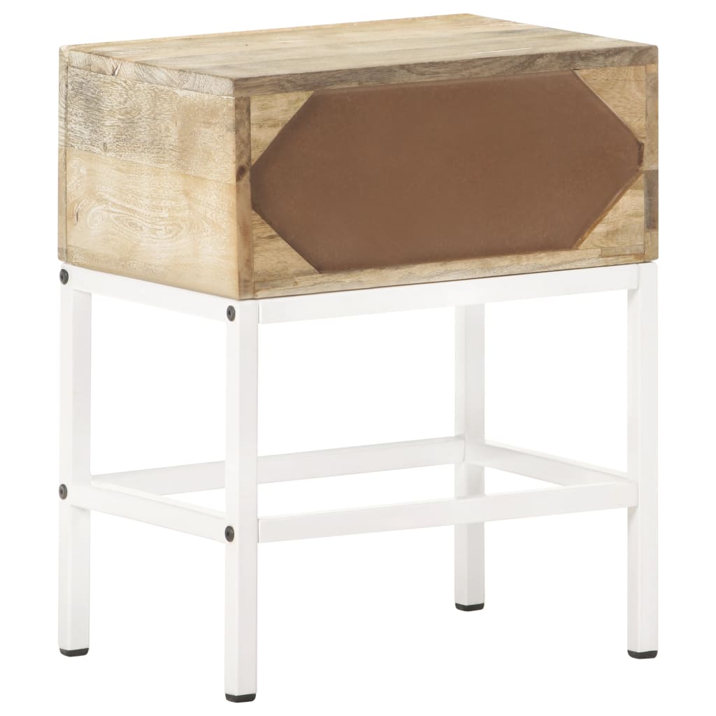 natbord 40x30x50 cm massivt mangotræ