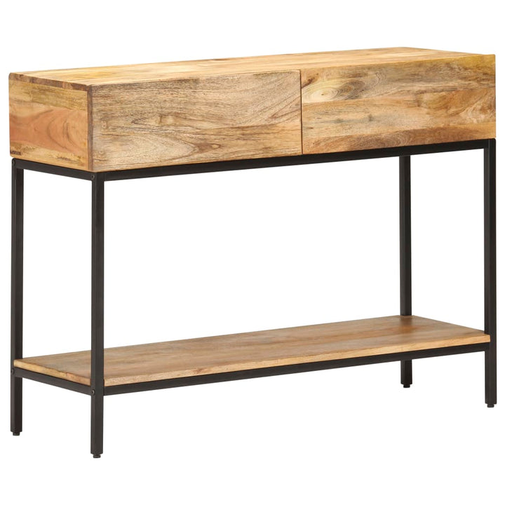 konsolbord 100x35x76 cm massivt mangotræ