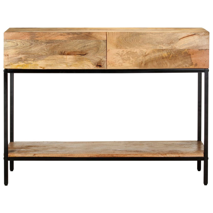 konsolbord 100x35x76 cm massivt mangotræ