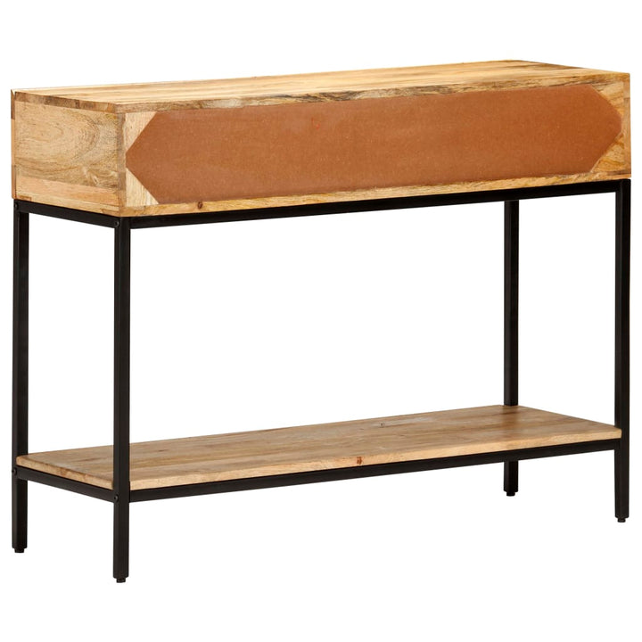 konsolbord 100x35x76 cm massivt mangotræ