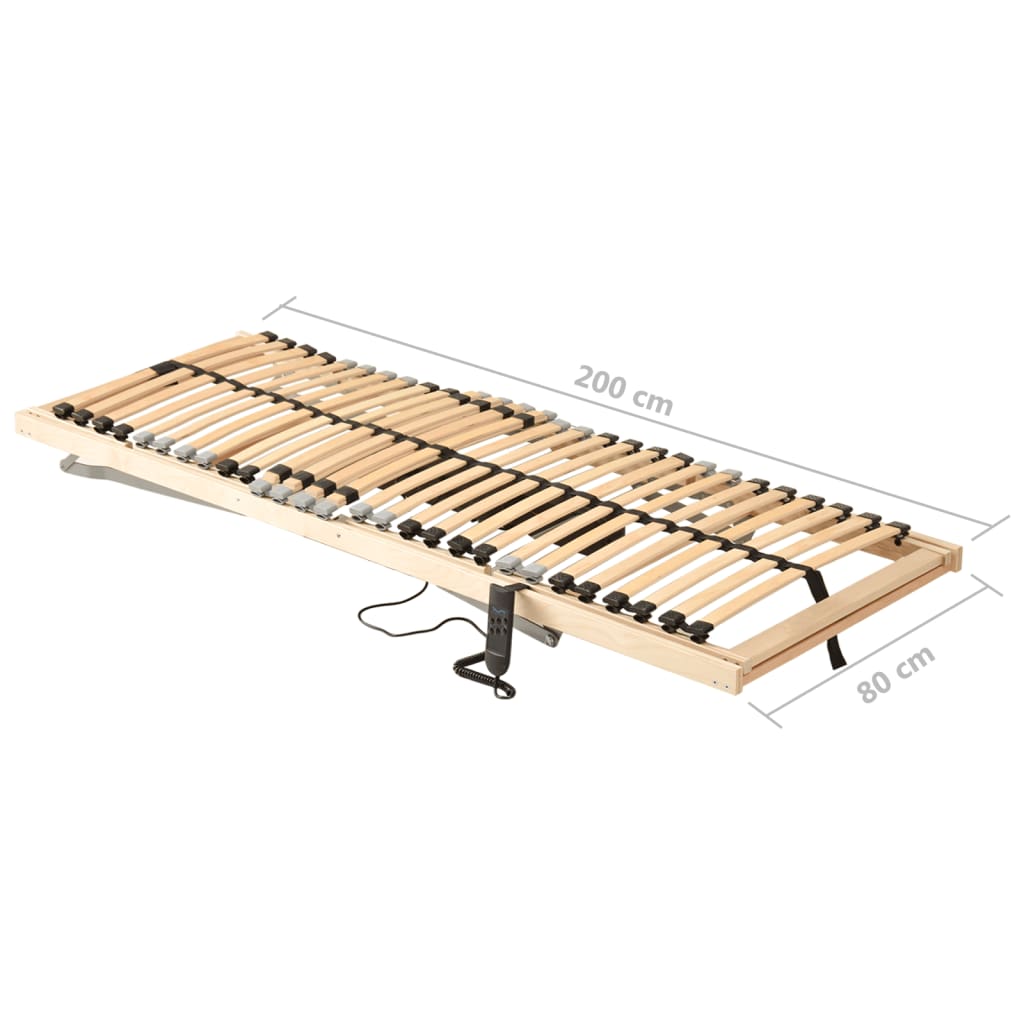 lamelbund med elevation 28 lameller 7 zoner 80x200 cm