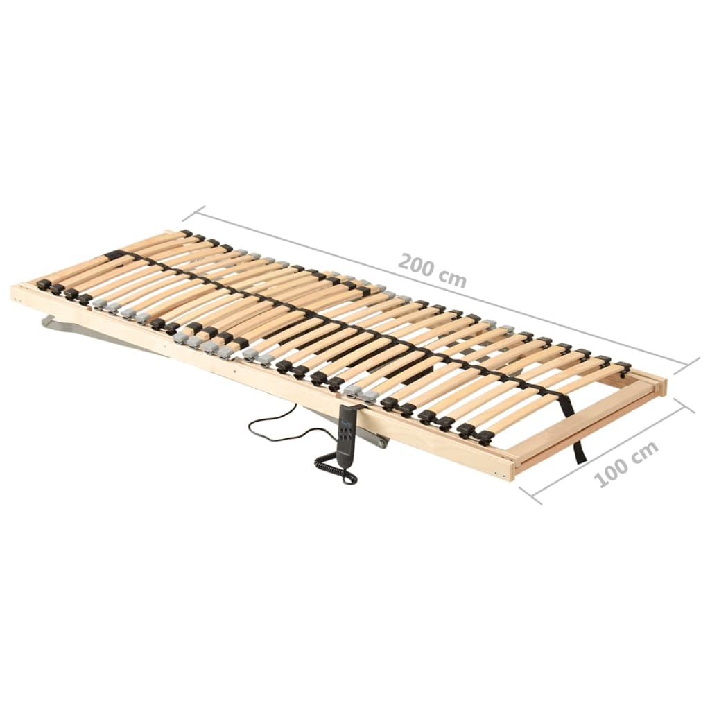 lamelbund med elevation 28 lameller 7 zoner 100x200 cm