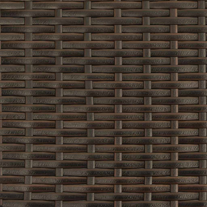 stabelbare havestole 6 stk. polyrattan brun