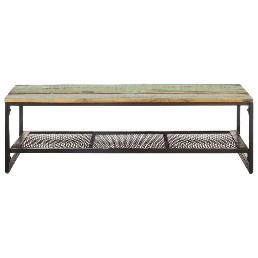 sofabord 110x60x35 cm massivt genbrugstræ