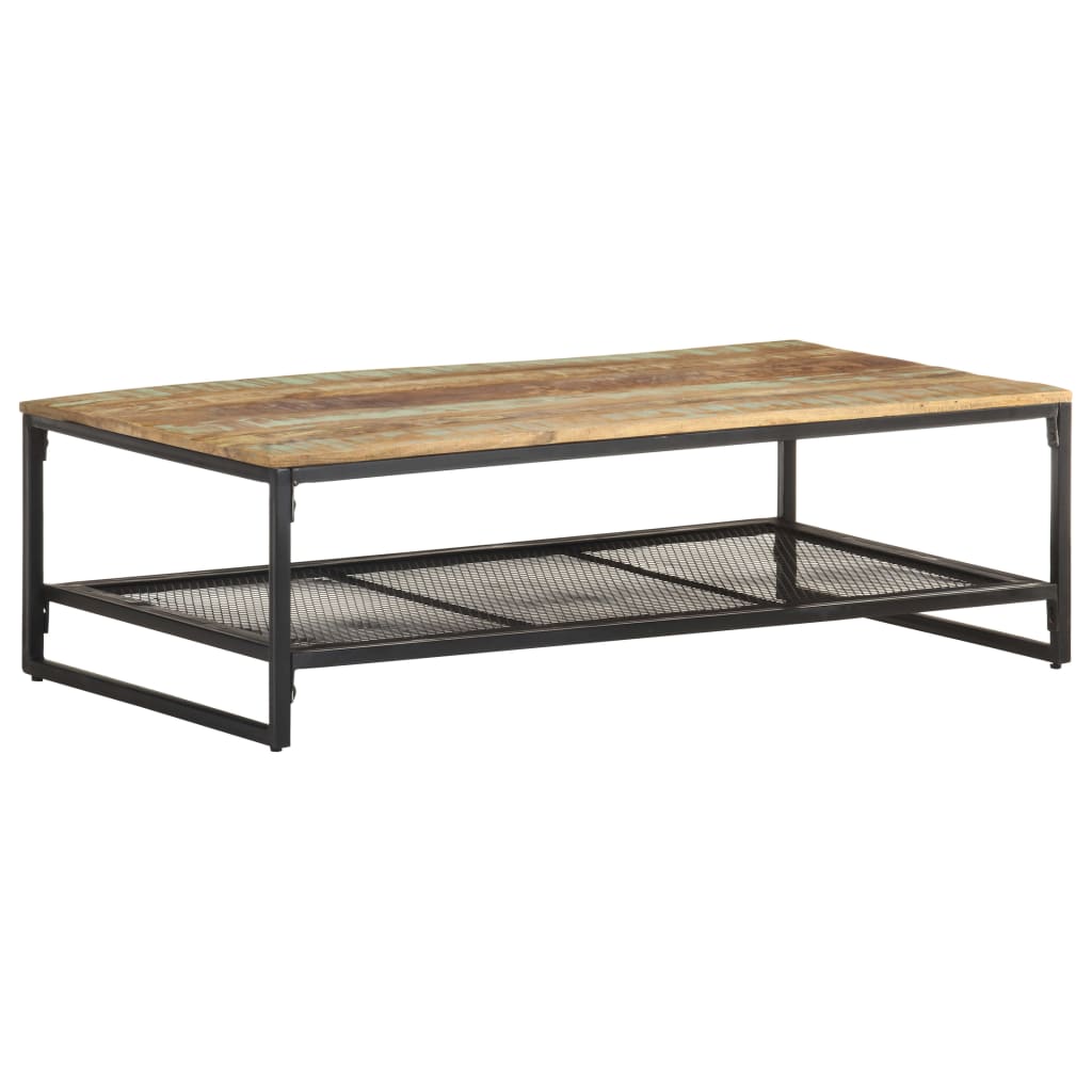 sofabord 110x60x35 cm massivt genbrugstræ