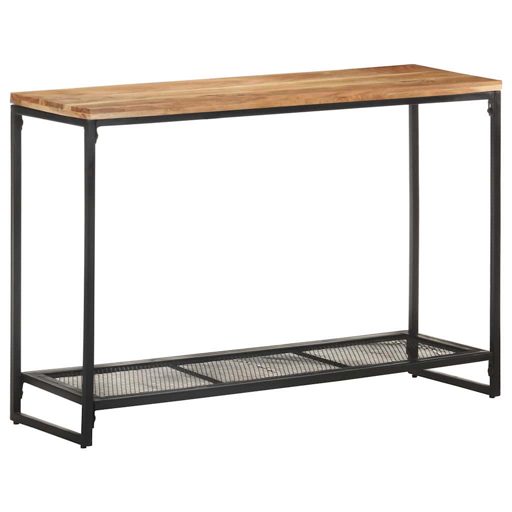 konsolbord 110x35x75 cm massivt akacietræ