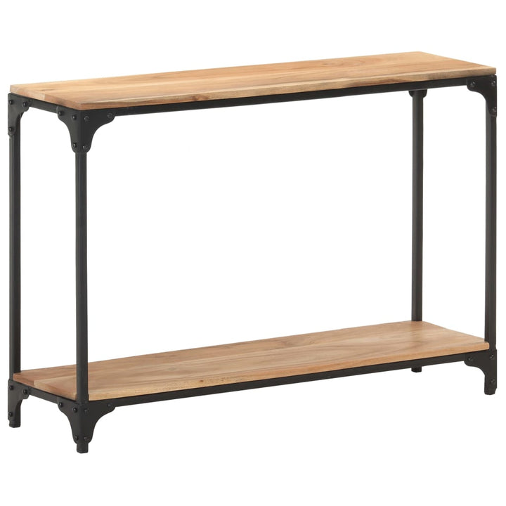 konsolbord 110x30x75 cm massivt akacietræ