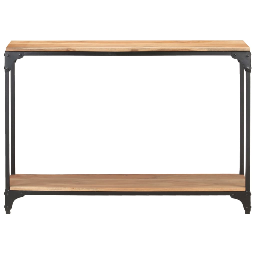 konsolbord 110x30x75 cm massivt akacietræ