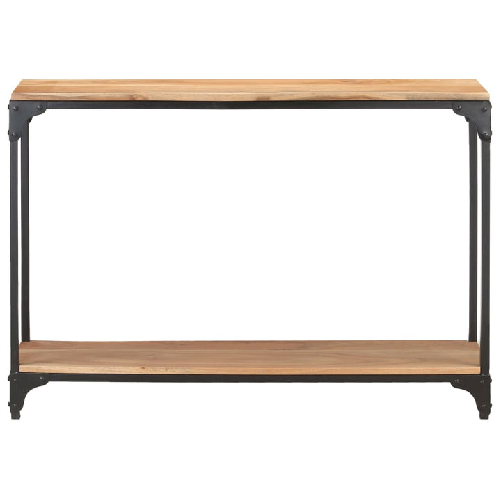 konsolbord 110x30x75 cm massivt akacietræ