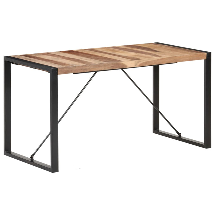 spisebord 140x70x75 cm massivt træ