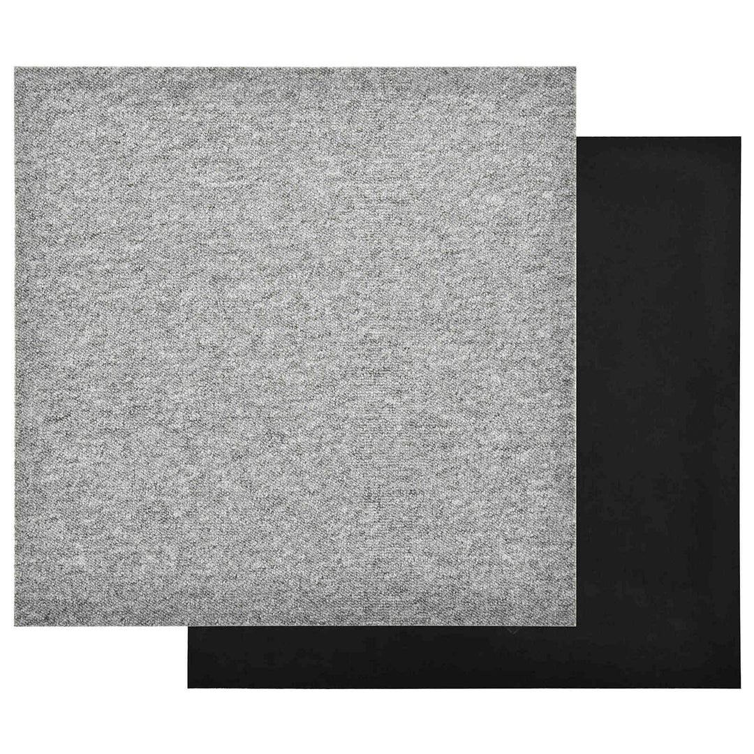 Tæppe 20 pcs Lysegrå 50 x 50 cm 100% Polypropylen