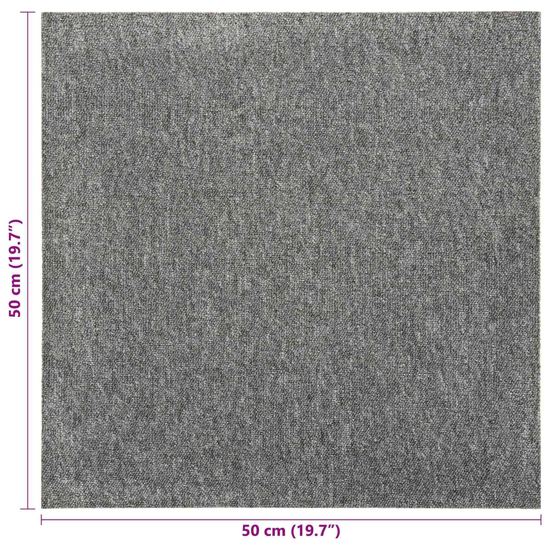 Tæppe 20 pcs Grå 50 x 50 cm 100% Polypropylen
