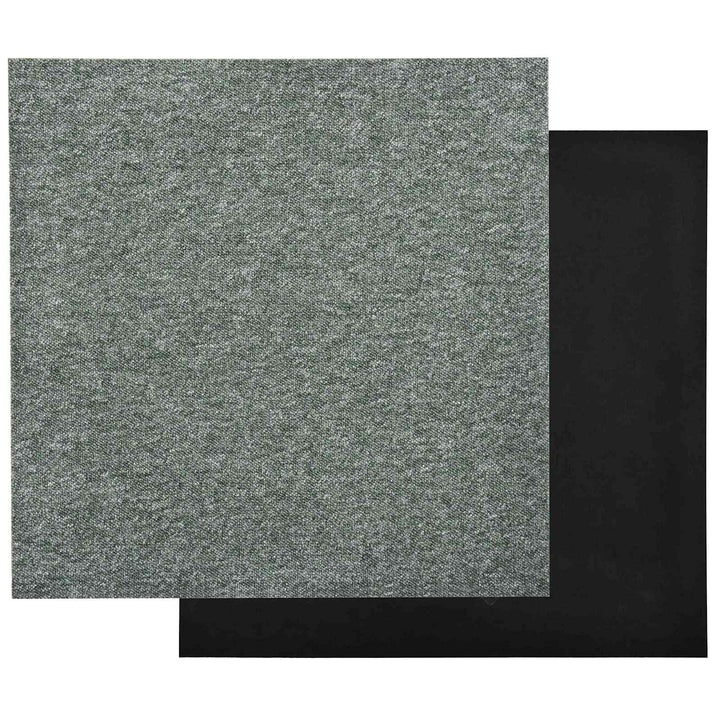 Tæppe 20 pcs Grøn 50 x 50 cm 100% Polypropylen