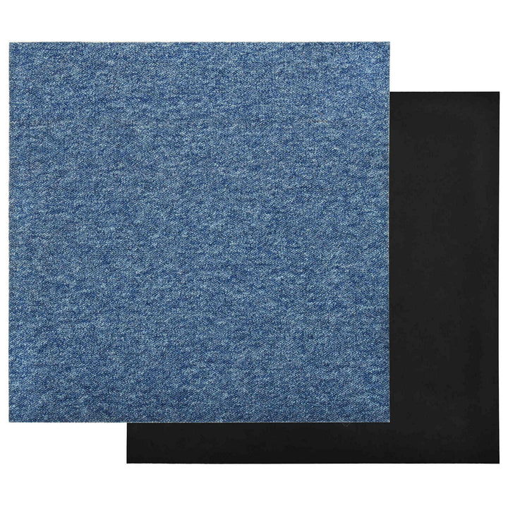 Tæppe 20 pcs Blå 50 x 50 cm 100% Polypropylen