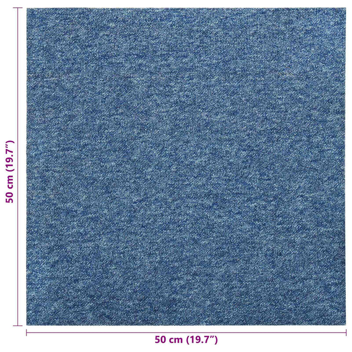 Tæppe 20 pcs Blå 50 x 50 cm 100% Polypropylen