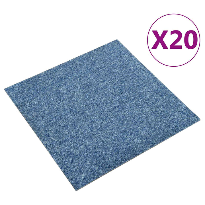Tæppe 20 pcs Blå 50 x 50 cm 100% Polypropylen