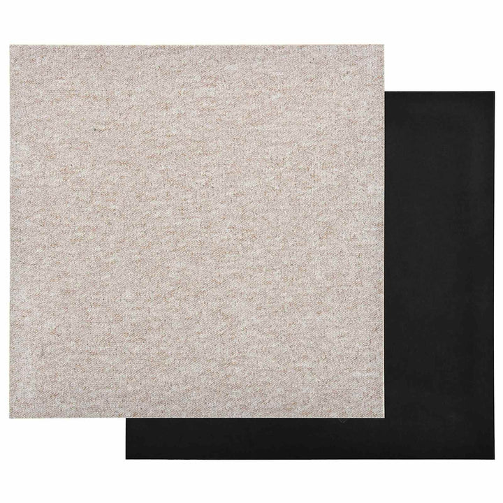 Tæppe 20 pcs Lys beige 50 x 50 cm 100% Polypropylen