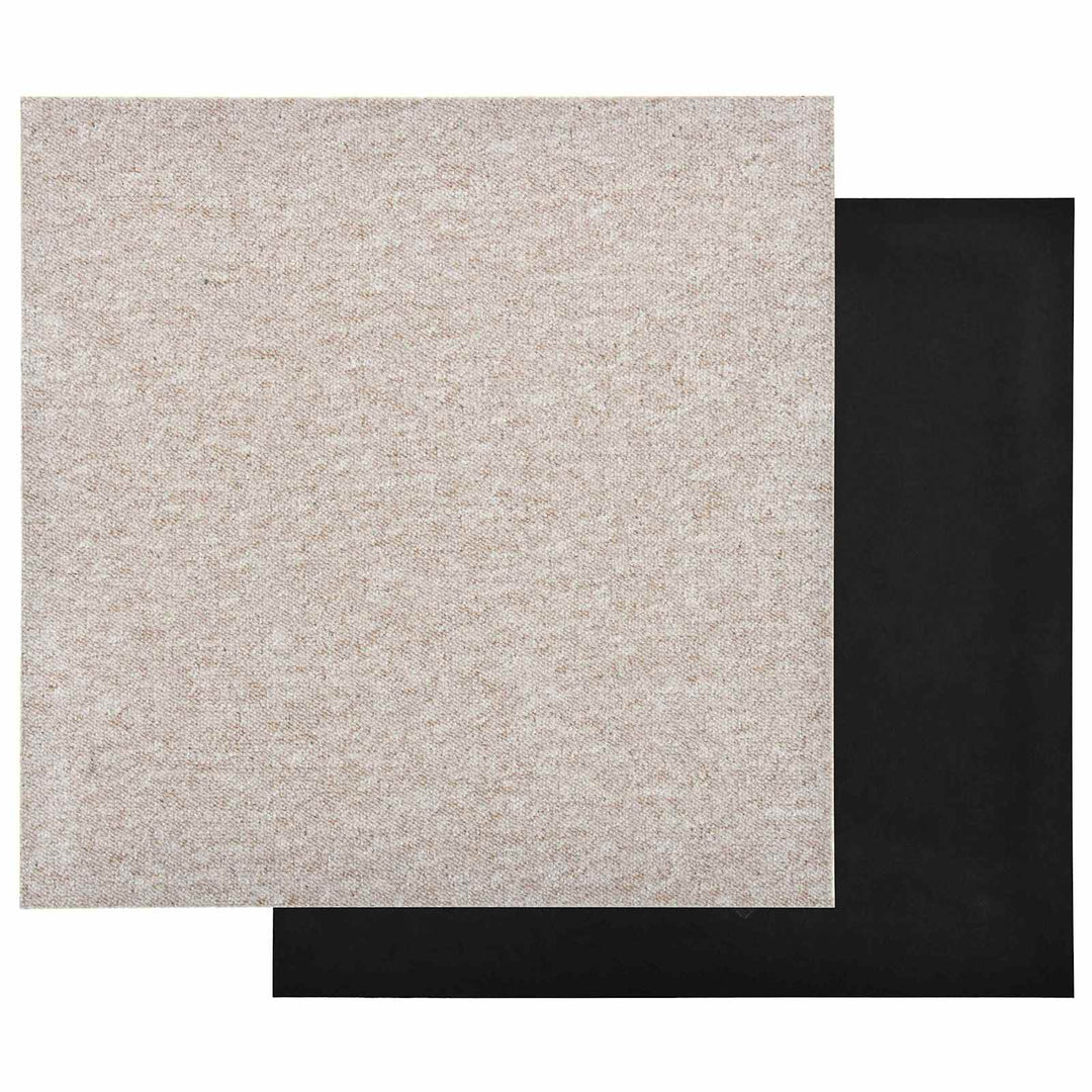 Tæppe 20 pcs Lys beige 50 x 50 cm 100% Polypropylen