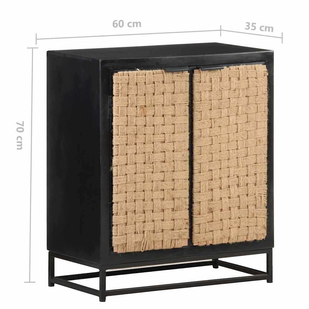skænk 60x35x70 cm massivt mangotræ