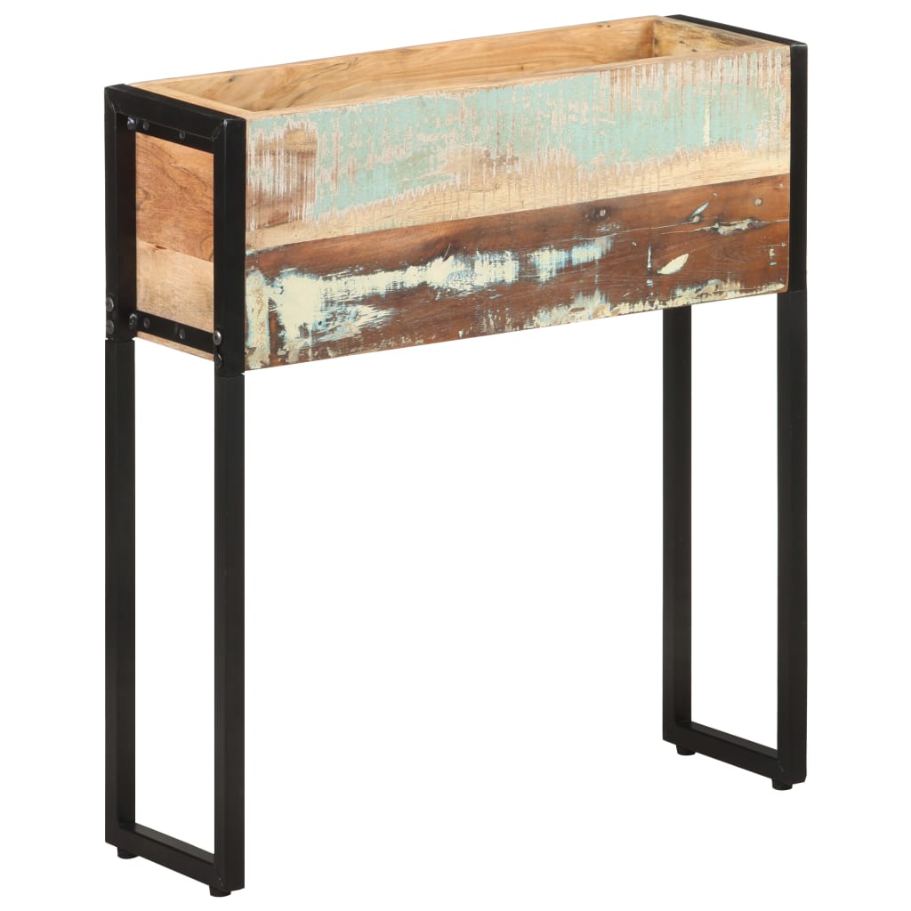 plantekasse 60x20x68 cm massivt genbrugstræ