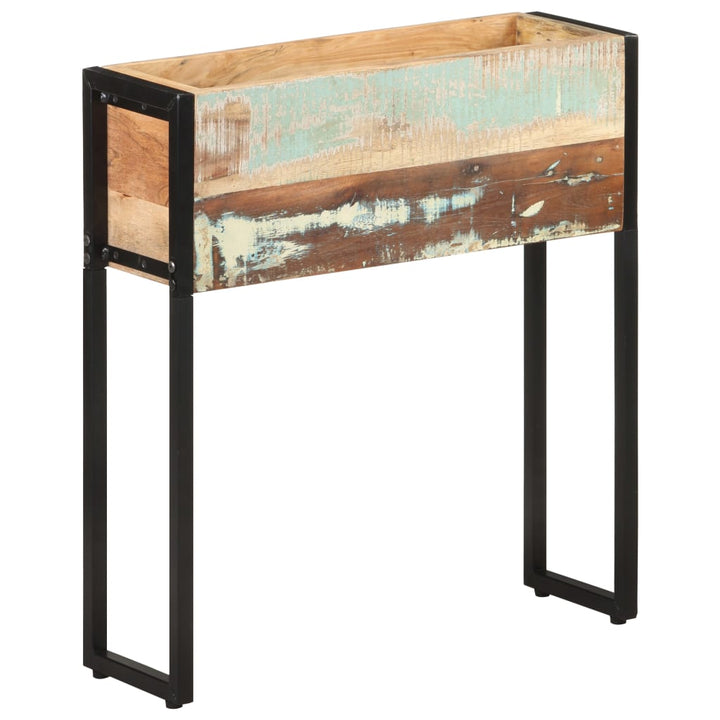 plantekasse 60x20x68 cm massivt genbrugstræ