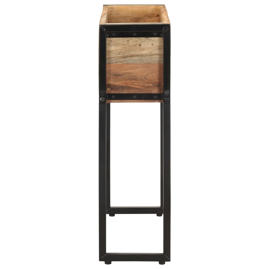 plantekasse 60x20x68 cm massivt genbrugstræ