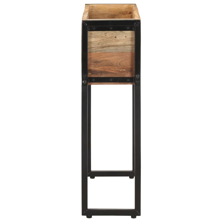 plantekasse 60x20x68 cm massivt genbrugstræ