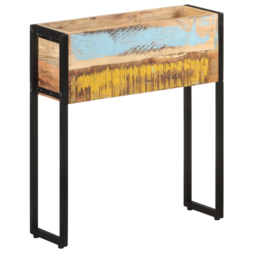 plantekasse 60x20x68 cm massivt genbrugstræ