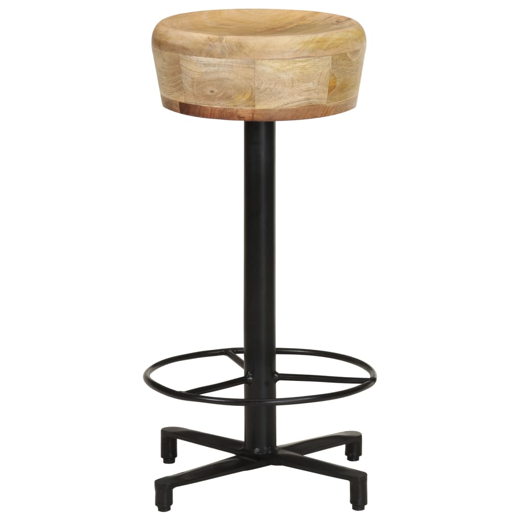 barstole 2 stk. 66 cm massivt mangotræ