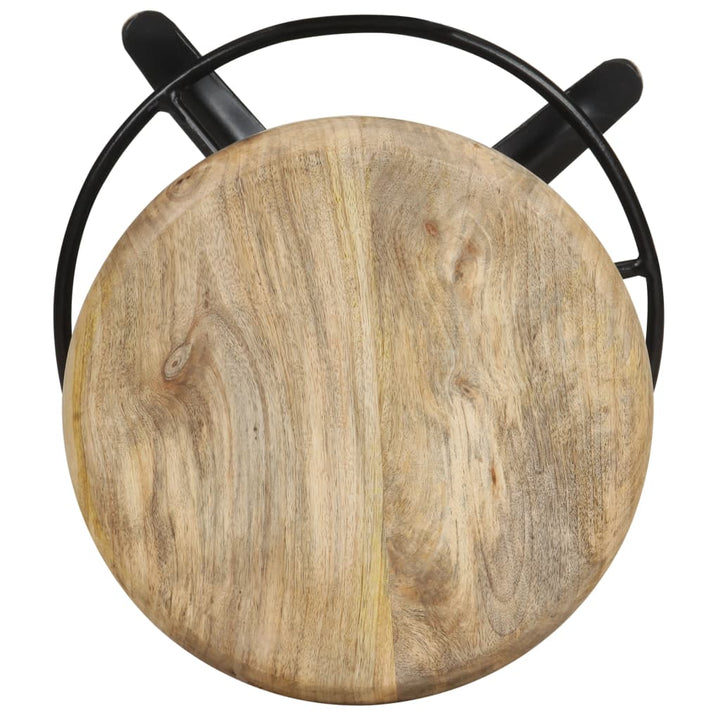 barstole 2 stk. 52 cm massivt mangotræ