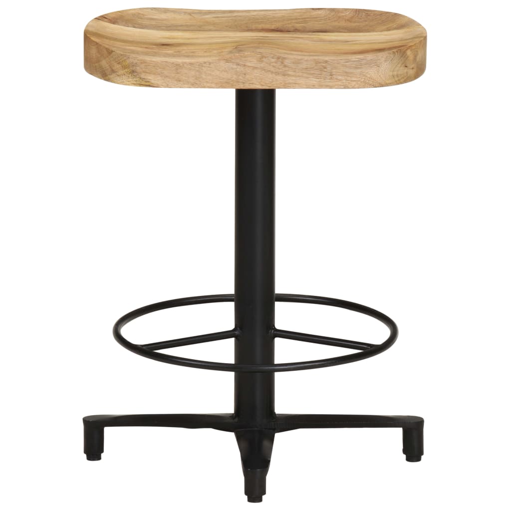 barstole 2 stk. 52 cm massivt mangotræ