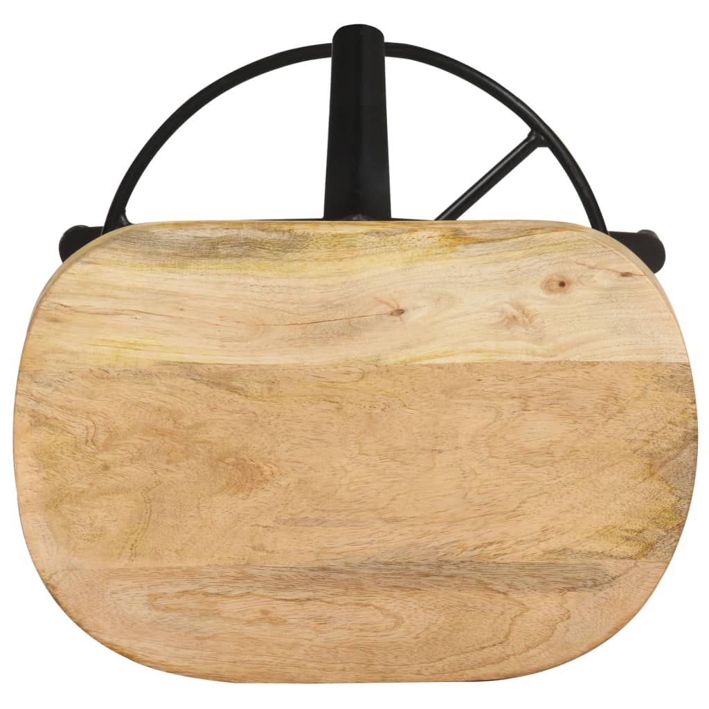 barstole 2 stk. 52 cm massivt mangotræ