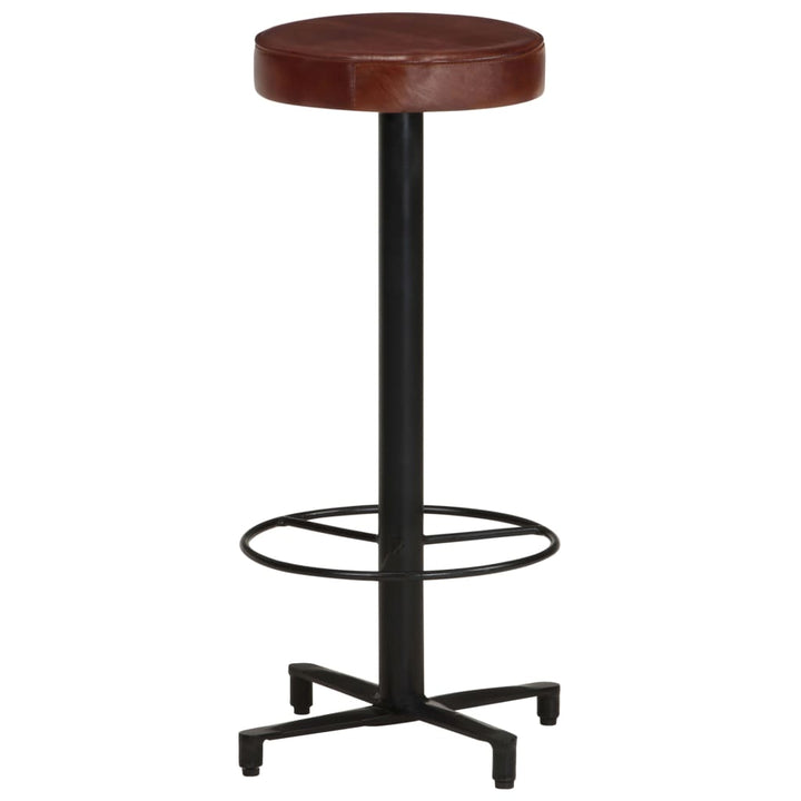 barstole 2 stk. 76 cm ægte læder