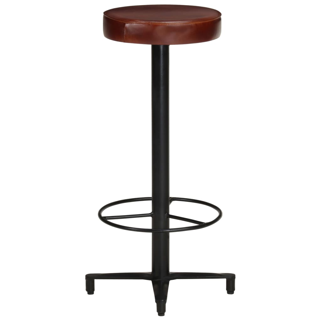 barstole 2 stk. 76 cm ægte læder