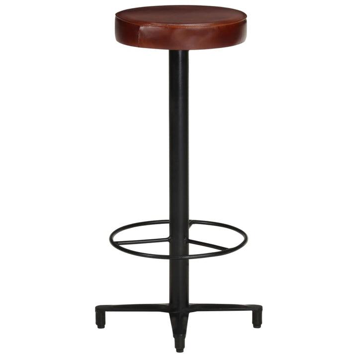 barstole 2 stk. 76 cm ægte læder