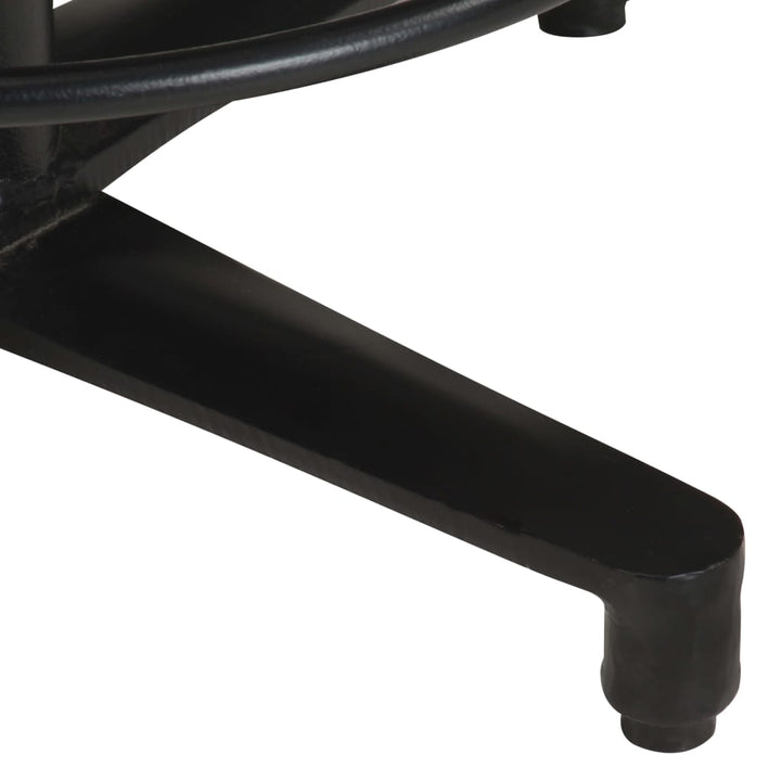 barstole 2 stk. 76 cm ægte læder