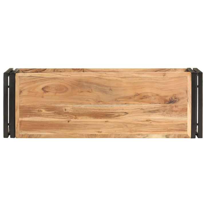 tv-skab 90x30x40 cm massivt akacietræ