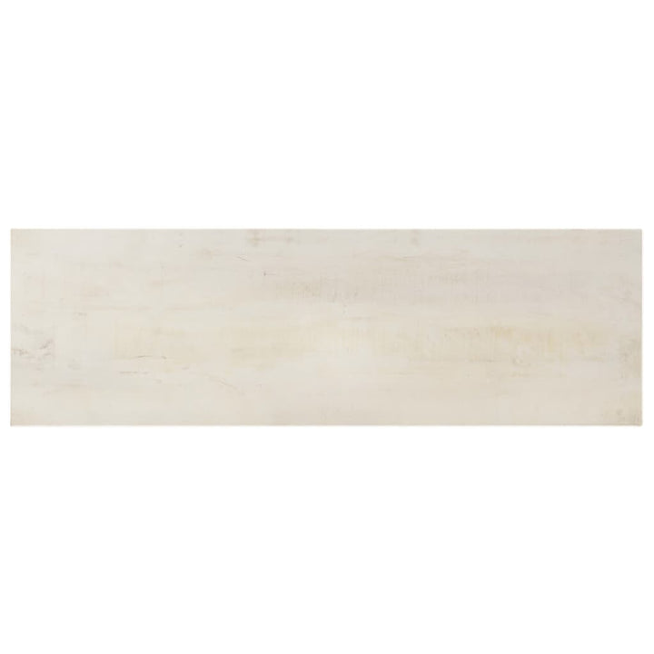 konsolbord 115x35x77 cm ru mangotræ hvid