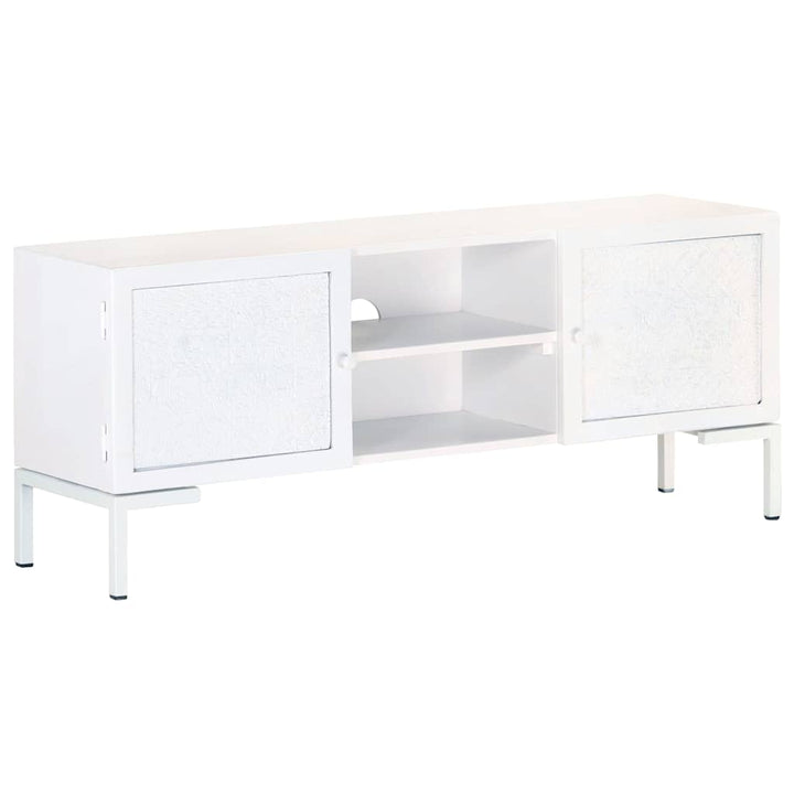 tv-skab 115x30x46 cm massivt mangotræ