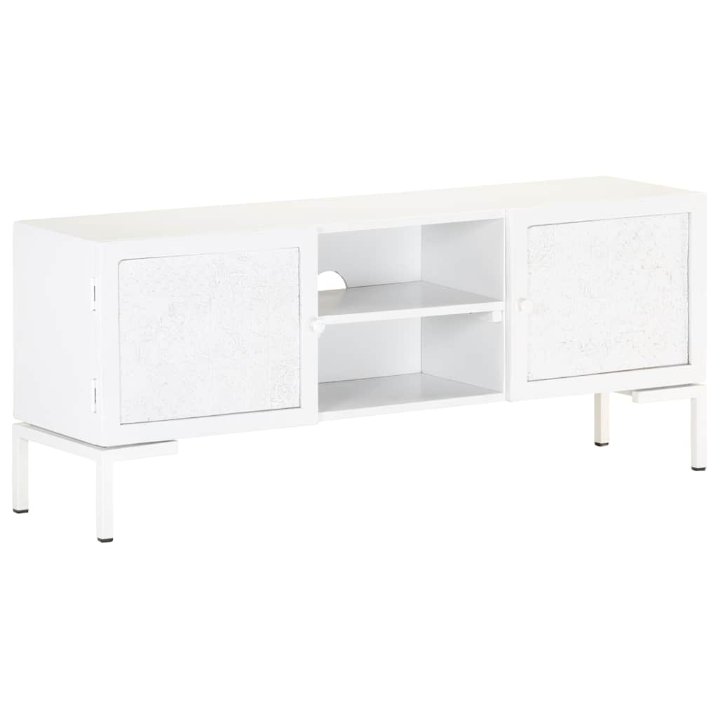 tv-skab 115x30x46 cm massivt mangotræ