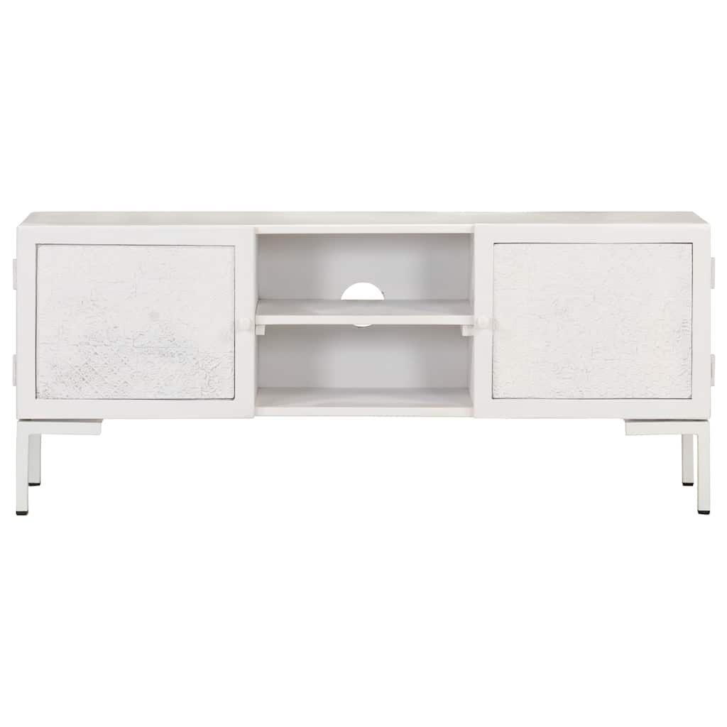 tv-skab 115x30x46 cm massivt mangotræ