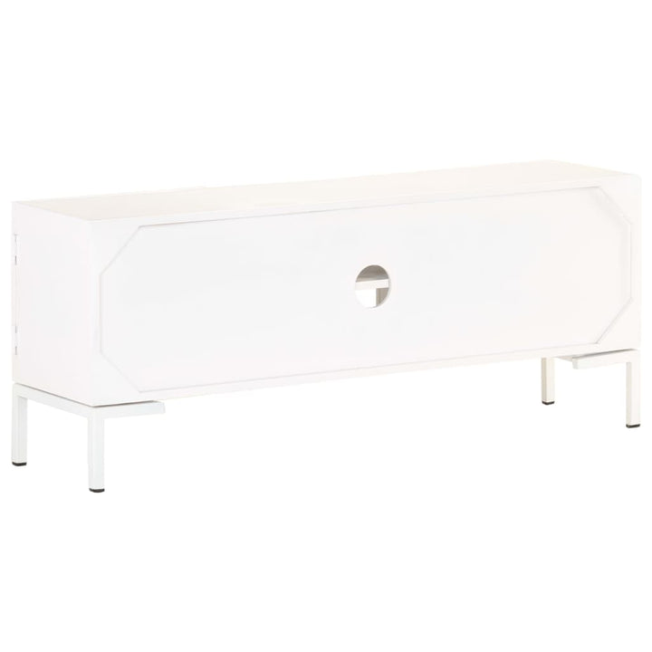 tv-skab 115x30x46 cm massivt mangotræ