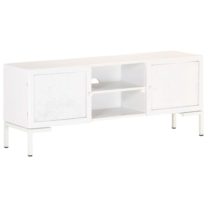 tv-skab 115x30x46 cm massivt mangotræ