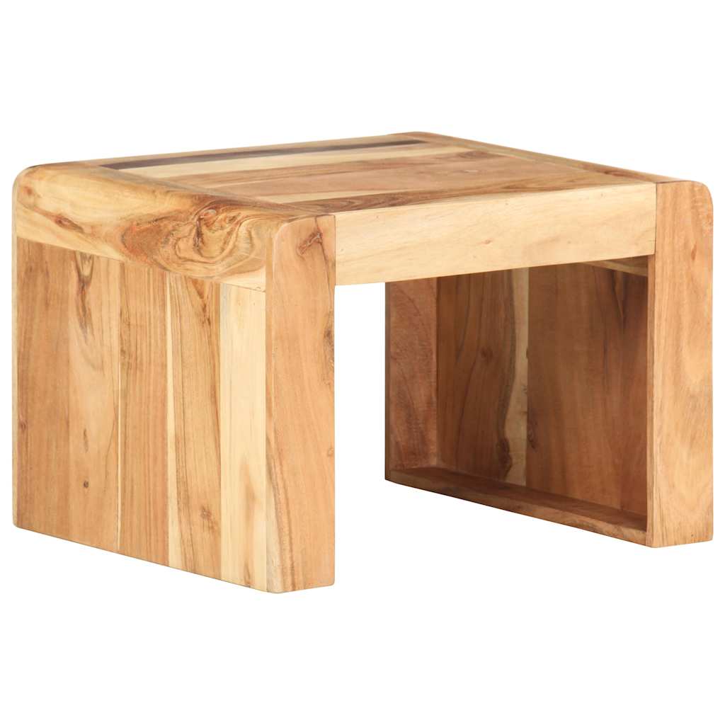 sidebord 43x40x30 cm massivt akacietræ