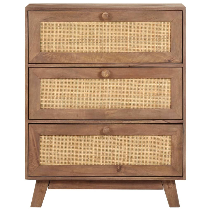 skænk 61x35x76 cm massivt mangotræ