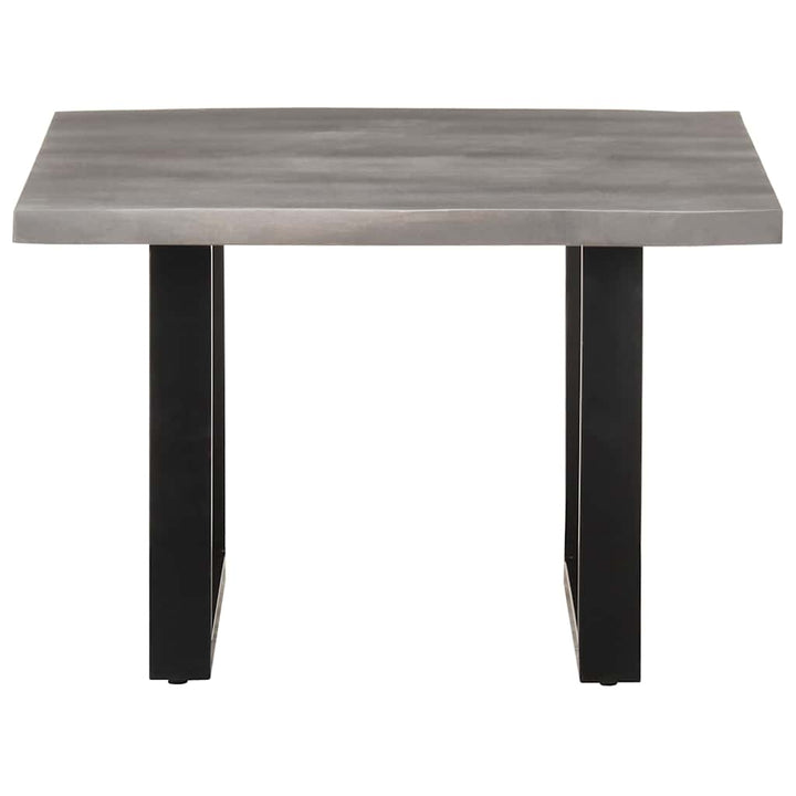 sofabord med levende kanter 60x60x40 cm massivt akacietræ