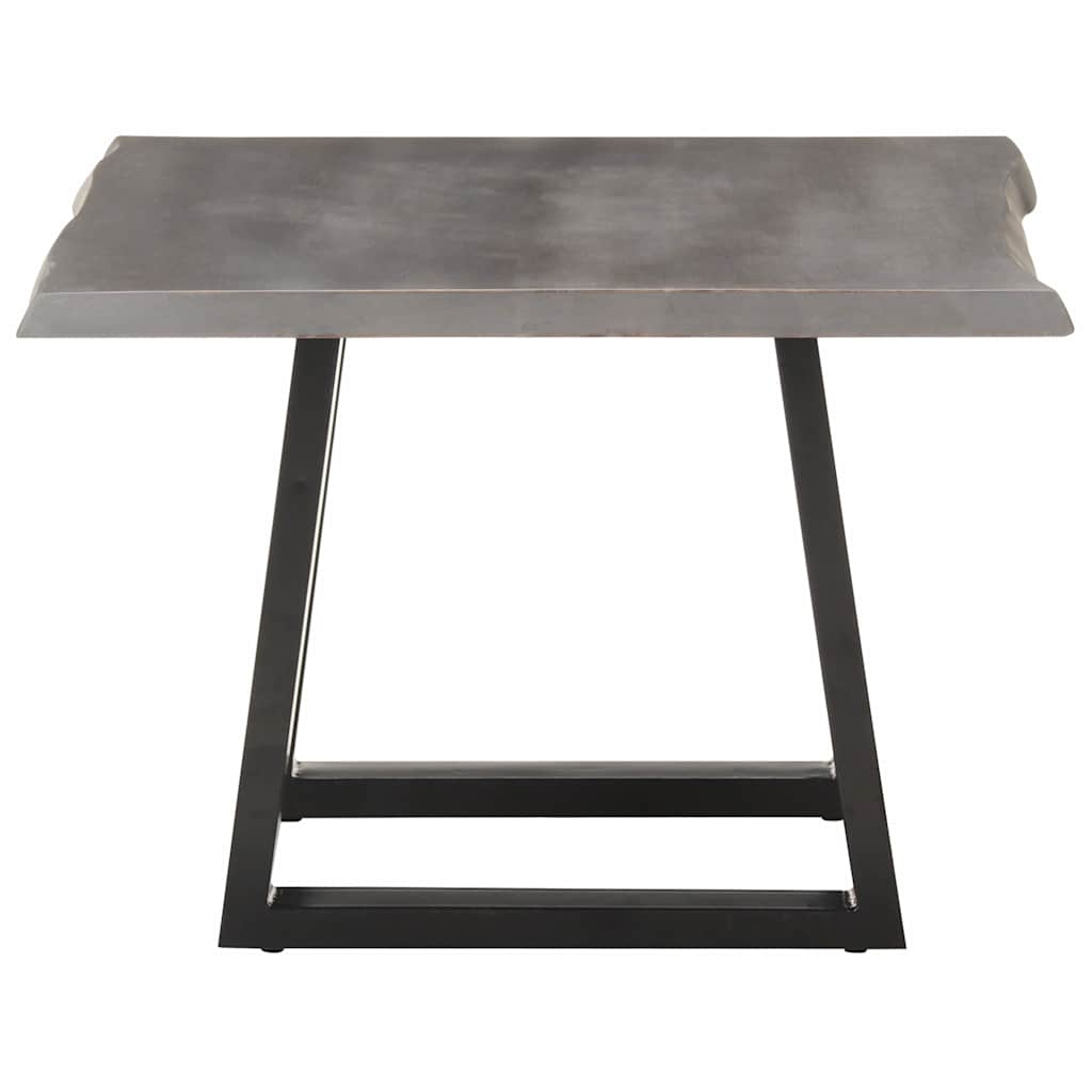 sofabord med levende kanter 60x60x40 cm massivt akacietræ