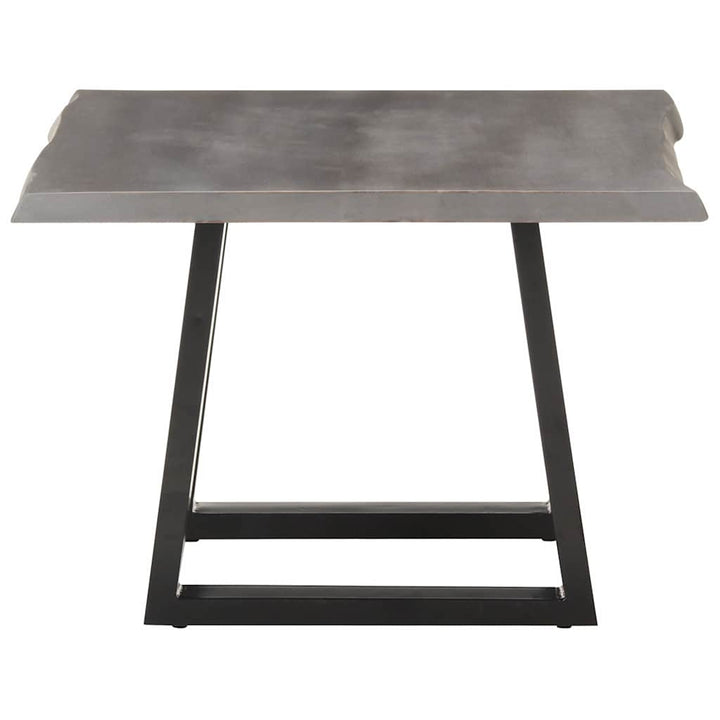 sofabord med levende kanter 60x60x40 cm massivt akacietræ